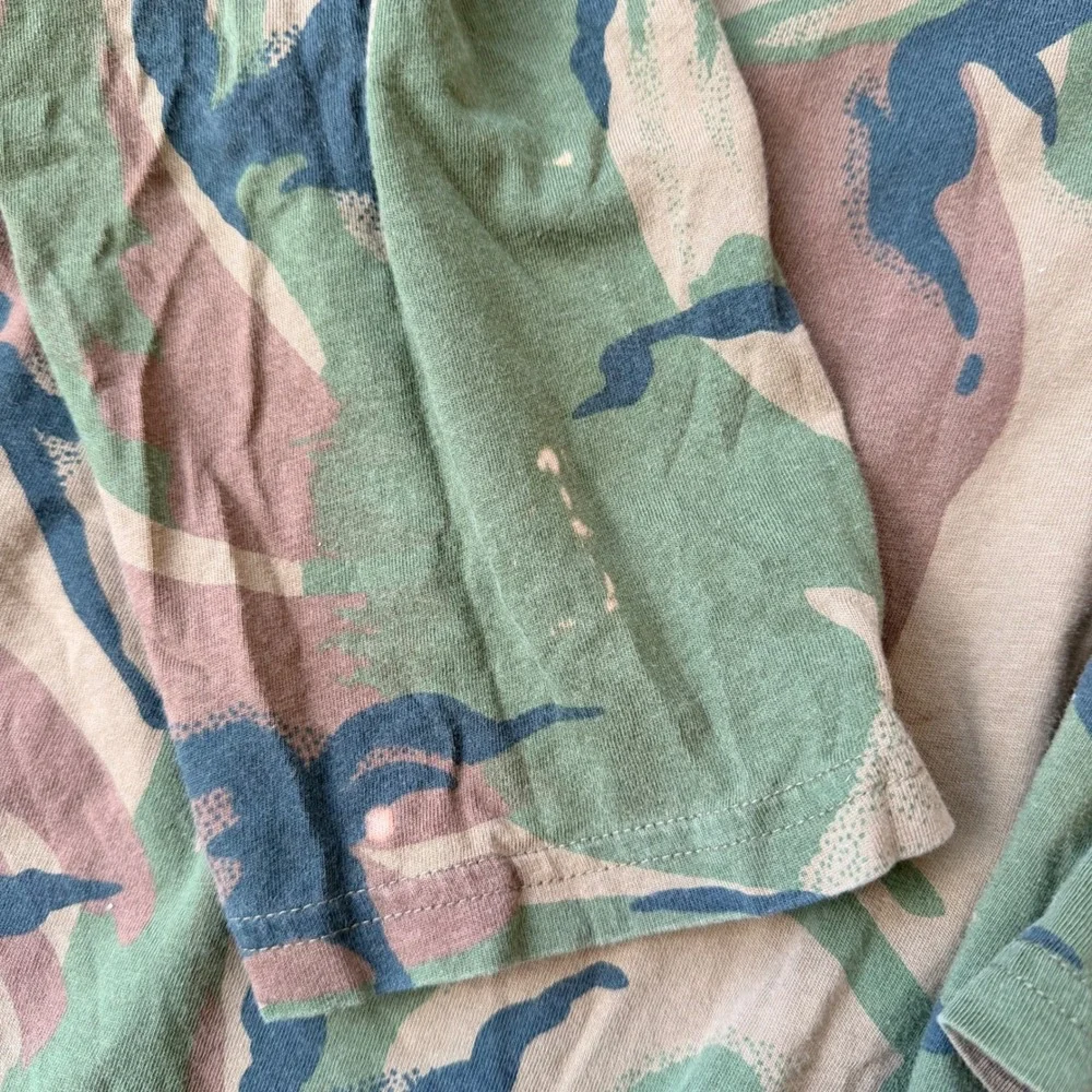 Polo Ralph Lauren Mens Camo Hoodie XL Long Sleeve Shirt Grunge Military Heritage